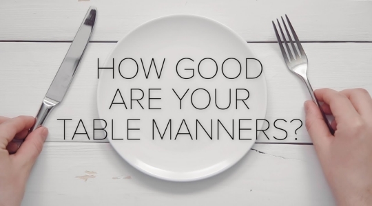 How Good Are Your Table Manners? - YouTube
